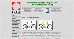 Desktop Screenshot of cycle-pasing.de