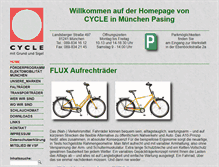 Tablet Screenshot of cycle-pasing.de